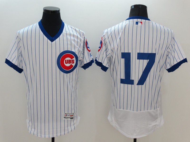 Men Chicago Cubs #17 No name White Elite 2021 MLB Jerseys